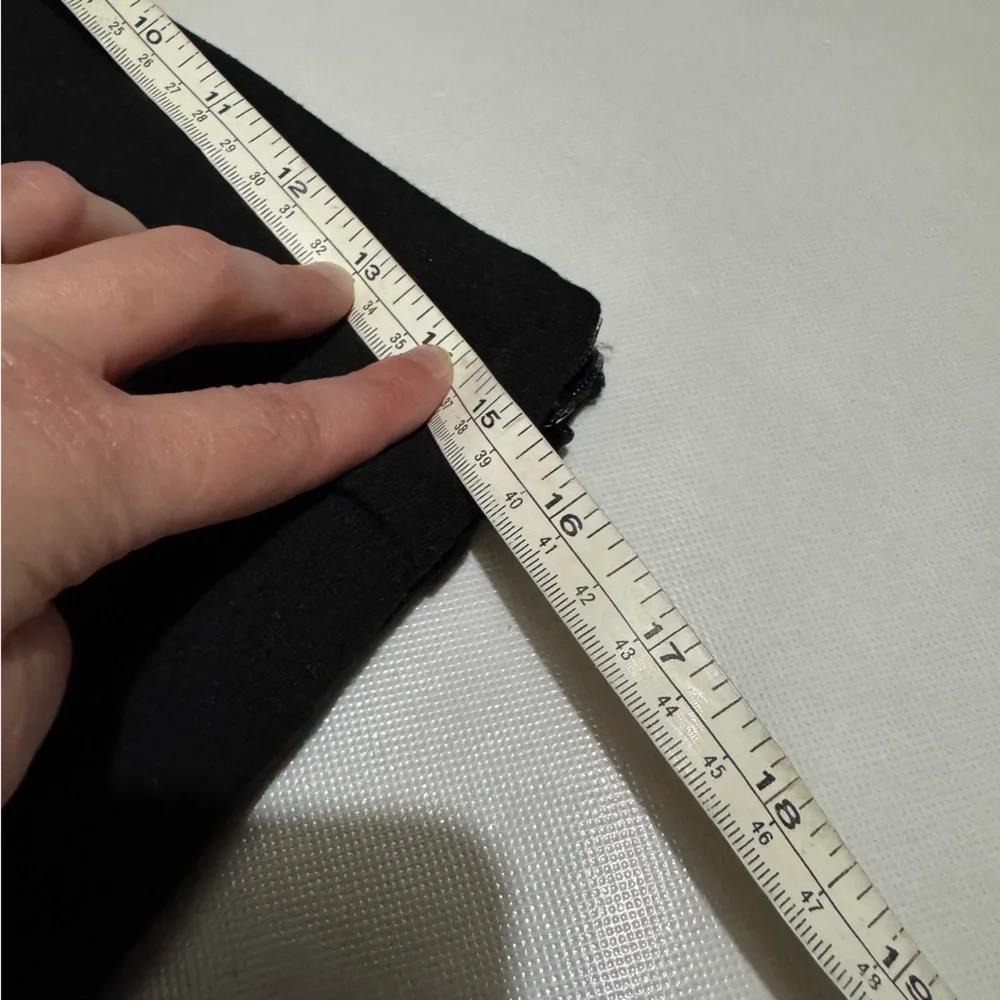 Premise Long Modest No Slit Black‎ Classic Office Stretch Pencil Skirt Size 6